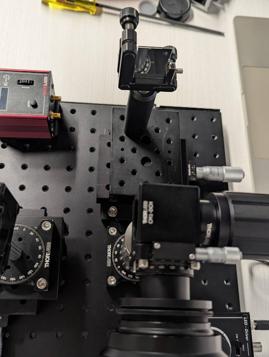 Adjusting the mirror position